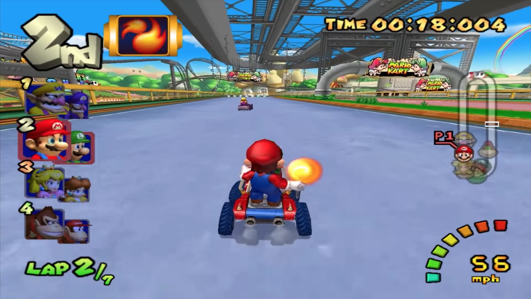 Mario Kart: Double Dash gameplay footage (2003)